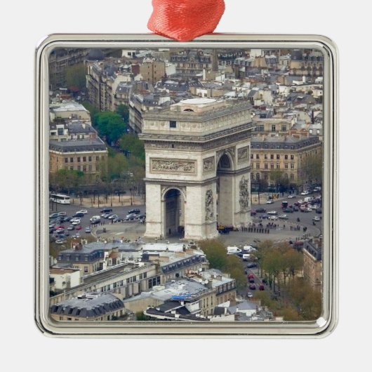 Arc de Triomphe Paris Frankrijk Metalen Ornament (Voorkant)