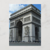 Arc de Triomphe Paris Frankrijk Monument Architect Briefkaart (Voorkant)