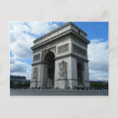 Arc de Triomphe Paris Frankrijk Monument Architect Briefkaart (Voorkant)