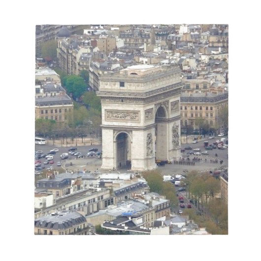 Arc de Triomphe Paris Frankrijk Notitieblok (Voorkant)