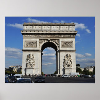 Arc de Triomphe Paris Frankrijk Poster