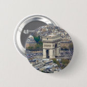 Arc de Triomphe Paris Frankrijk Ronde Button 5,7 Cm (Voorkant /achterkant)
