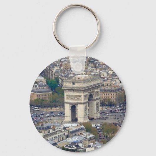 Arc de Triomphe Paris Frankrijk Sleutelhanger (Voorkant)