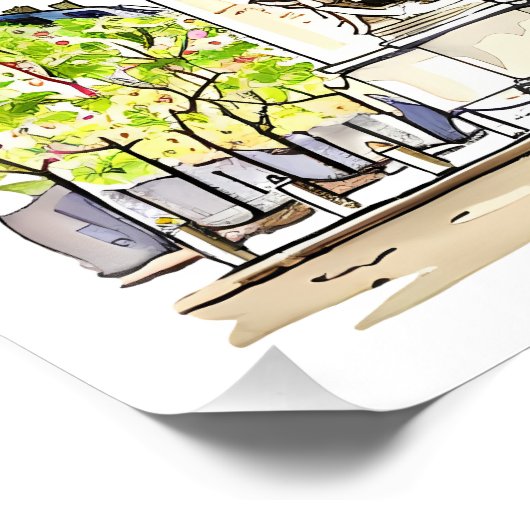 Arc de Triomphe (Paris) Perfect Poster (Hoek)