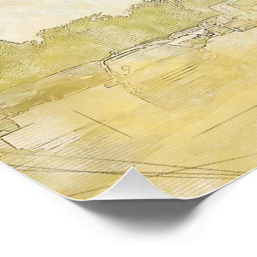 Arc de Triomphe Perfect Poster (Hoek)