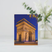 Arc de Triomphe Place de LEtoile Star Square Briefkaart (Staand voorkant)