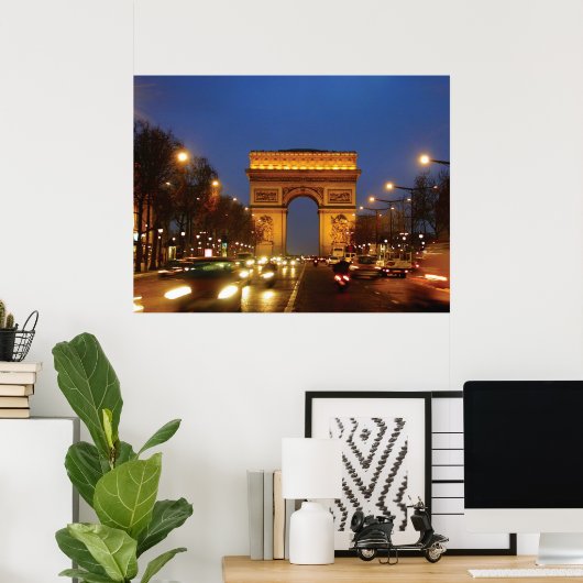 Arc de Triomphe Poster (Thuiskantoor)
