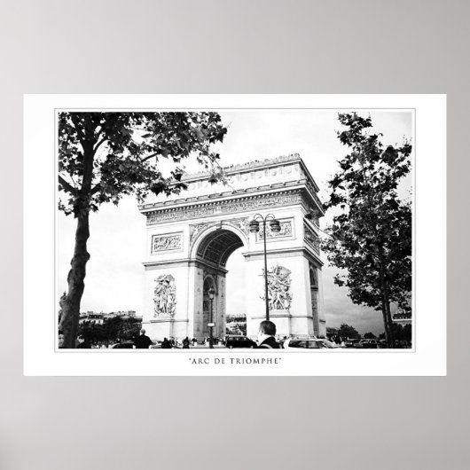 Arc de Triomphe Print (Voorkant)