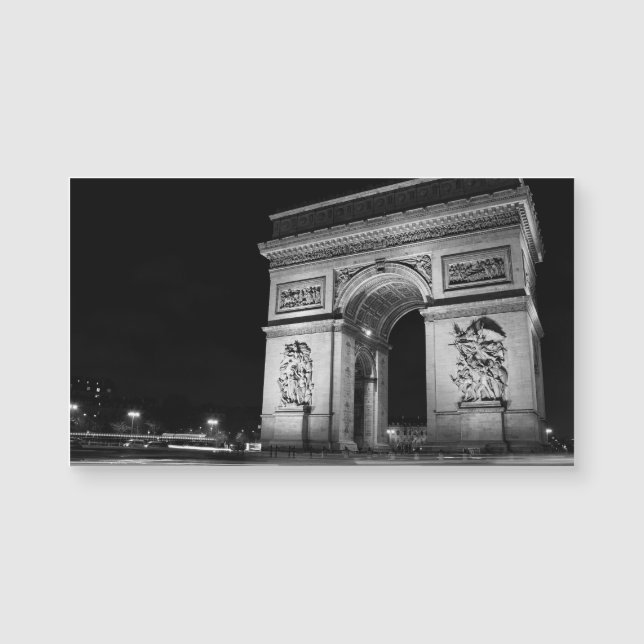 Arc de Triomphe 's nachts in Parijs (Voorkant)