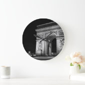 Arc de Triomphe 's nachts in Parijs Grote Klok (Huis)