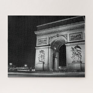 Arc de Triomphe 's nachts in Parijs Legpuzzel