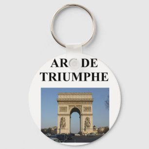 arc de triumphe parijs frankrijk sleutelhanger
