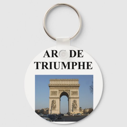 arc de triumphe parijs frankrijk sleutelhanger (Voorkant)