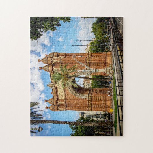 Arc de Triunfo Barcelona. Legpuzzel (Verticaal)