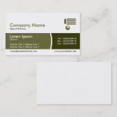 Arc Divided Band - Shades of Khaki Visitekaartje (Voorkant / Achterkant)