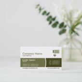 Arc Divided Band - Shades of Khaki Visitekaartje (Staand voorkant)