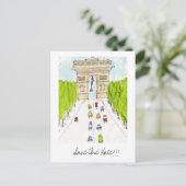 Arc d'Triomphe, Bewaar de datum!! Aankondigingskaart (Staand voorkant)