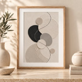Arc Harmony | Minimal Abstract Plaster Art Print