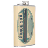 ARC Honor Vinyl Omwikkelde Flask Heupfles (Rechts)