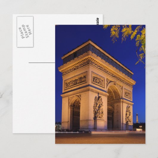 Arc_Triomphe Briefkaart (Voorkant / Achterkant)