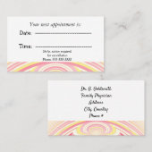 Arc voor regenboogkunst Medische benoeming Afsprakenkaartje (Voorkant / Achterkant)