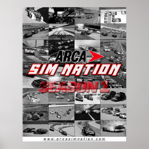 Arca Sim Nation Season 1 Collage Poster