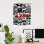 Arca Sim Nation Season 1 Collage Poster (Thuiskantoor)