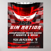 Arca Sim Nation Season 1 Poster (Voorkant)