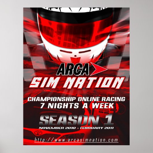 Arca Sim Nation Season 1 Poster (Voorkant)
