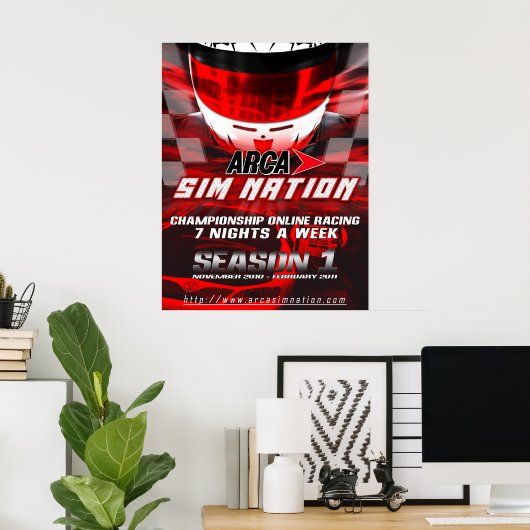 Arca Sim Nation Season 1 Poster (Thuiskantoor)