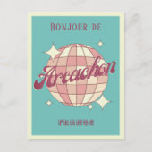 Arcachon Frankrijk vakantie retro Briefkaart (Voorkant)