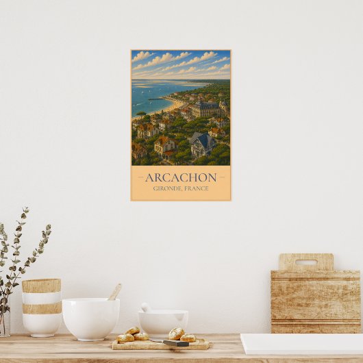 Arcachon Poster (Keuken)