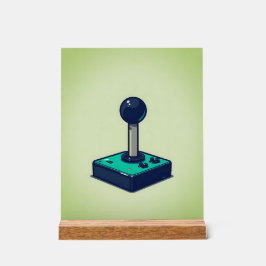 Arcade Aura: The Joystick Legacy Acryl Bord