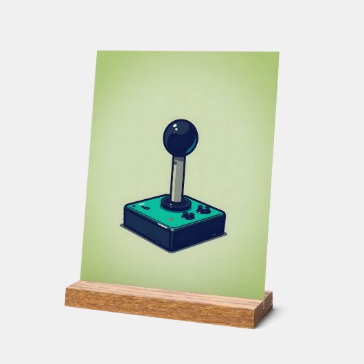 Arcade Aura: The Joystick Legacy Acryl Bord (Hoek)