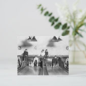 Arcade Bowling Alley, 1909 Briefkaart (Staand voorkant)