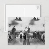 Arcade Bowling Alley, 1909 Briefkaart (Voorkant / Achterkant)