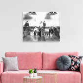 Arcade Bowling Alley, 1909 Canvas Afdruk (Insitu (Woonkamer))