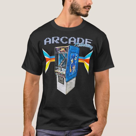 Arcade cabinet machine 1970 1980 1990 Video Game C T-shirt (Voorkant)