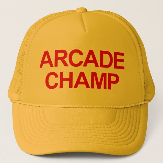 Arcade Champ Trucker Hat Trucker Pet (Voorkant)