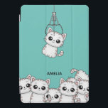Arcade Claw Cute Kitten Grabber, gepersonaliseerd iPad Pro Cover<br><div class="desc">Gelukkig heb je een kat gepakt.</div>