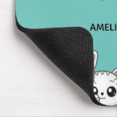 Arcade Claw Cute Kitten Grabber, gepersonaliseerd Muismat (Hoek)
