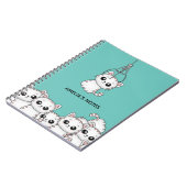 Arcade Claw Cute Kitten Grabber, gepersonaliseerd Notitieboek (Linkerzijde)