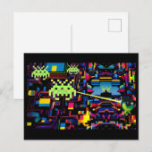 Arcade Death Machine op Patrol - Ken Gage Art Briefkaart (Voorkant / Achterkant)