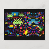 Arcade Death Machine op Patrol - Ken Gage Art Briefkaart (Voorkant)