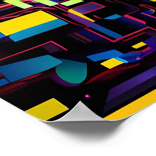 Arcade Death Machine op Patrol - Ken Gage Art Poster (Hoek)