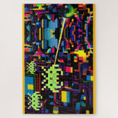 Arcade Death Machine op Patrouille - Ken Gage Kuns Legpuzzel (Verticaal)