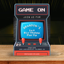 Arcade Game 1e verjaardagsfeestje