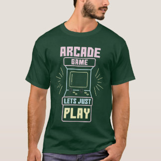 Arcade Game Laat Just Retro Videogames Cadeau T-shirt