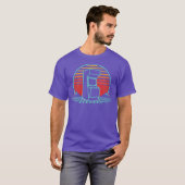Arcade Game Machine Cabinet Nostalgia Retro 80s T-shirt (Voorkant volledig)