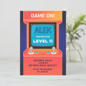 Arcade gamer kaart (Staand voorkant)